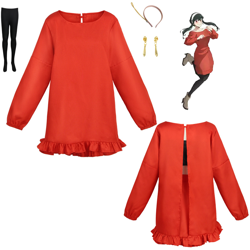 Anime Cosplay Yor - Yor Forger Daily Cosplay Costume Anime