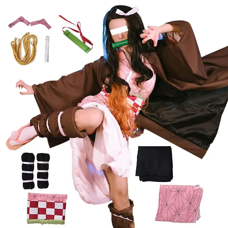 Anime Cosplay Nezuko - New Halloween Cosplay Anime Demon Slayer