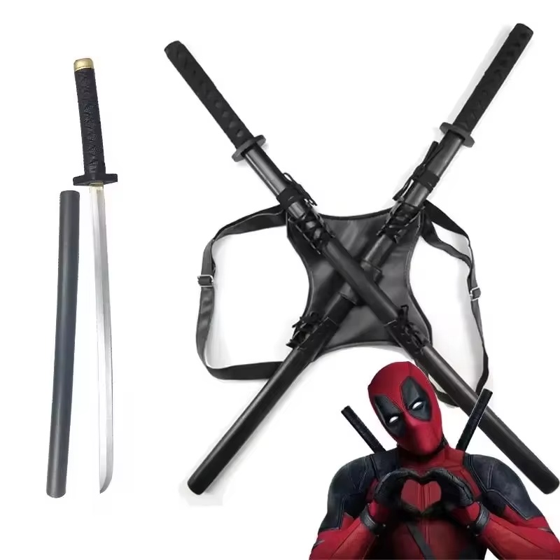 Anime Cosplay Katana - 2025 New 61cm Deadpool Katana PU