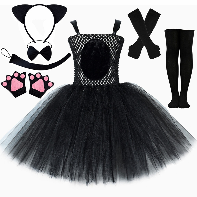 Anime Cosplay Simple - Girls for Black Panther Cat Tutu