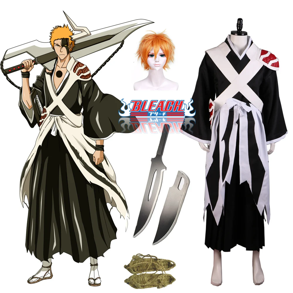 Anime Cosplay Wig - Bleach Anime TYBW Ichigo Bankai Robe