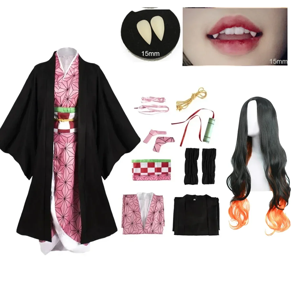 Anime  Kamado Nezuko Cosplay C - Anime Cosplay Nezuko ulasan dan harga