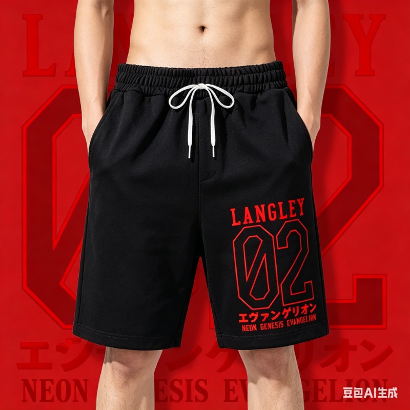 2026 Men's Shorts Anime Eva Ev - Quick Anime Cosplay ulasan dan harga