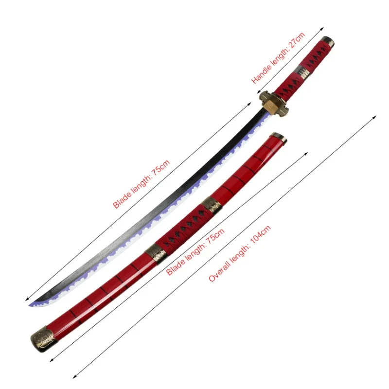2026 Roronoa Zoro Katana Anime - Anime Cosplay Katana ulasan dan harga
