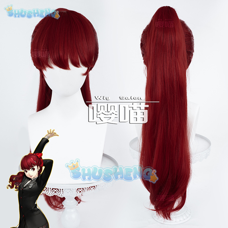 Anime P5 Persona Kasumi Yoshiz - Anime Cosplay Wig ulasan dan harga