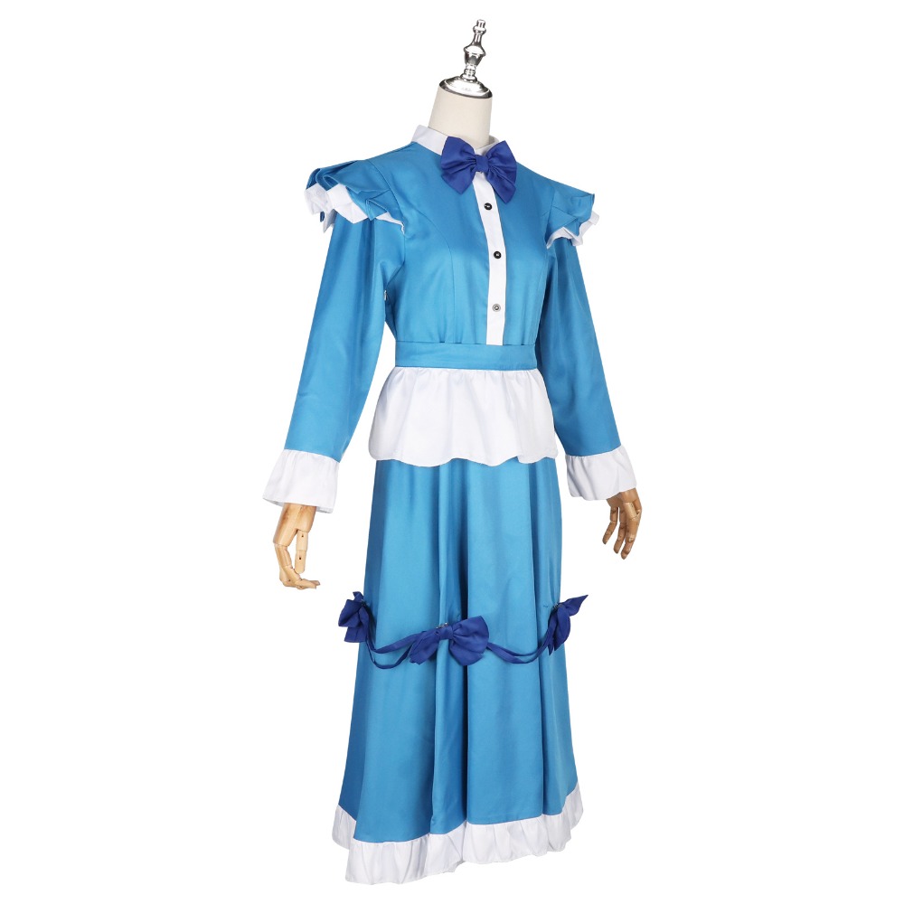 Poppy Red Hair Cosplay Costume - Anime Cosplay Blue Hair ulasan dan harga