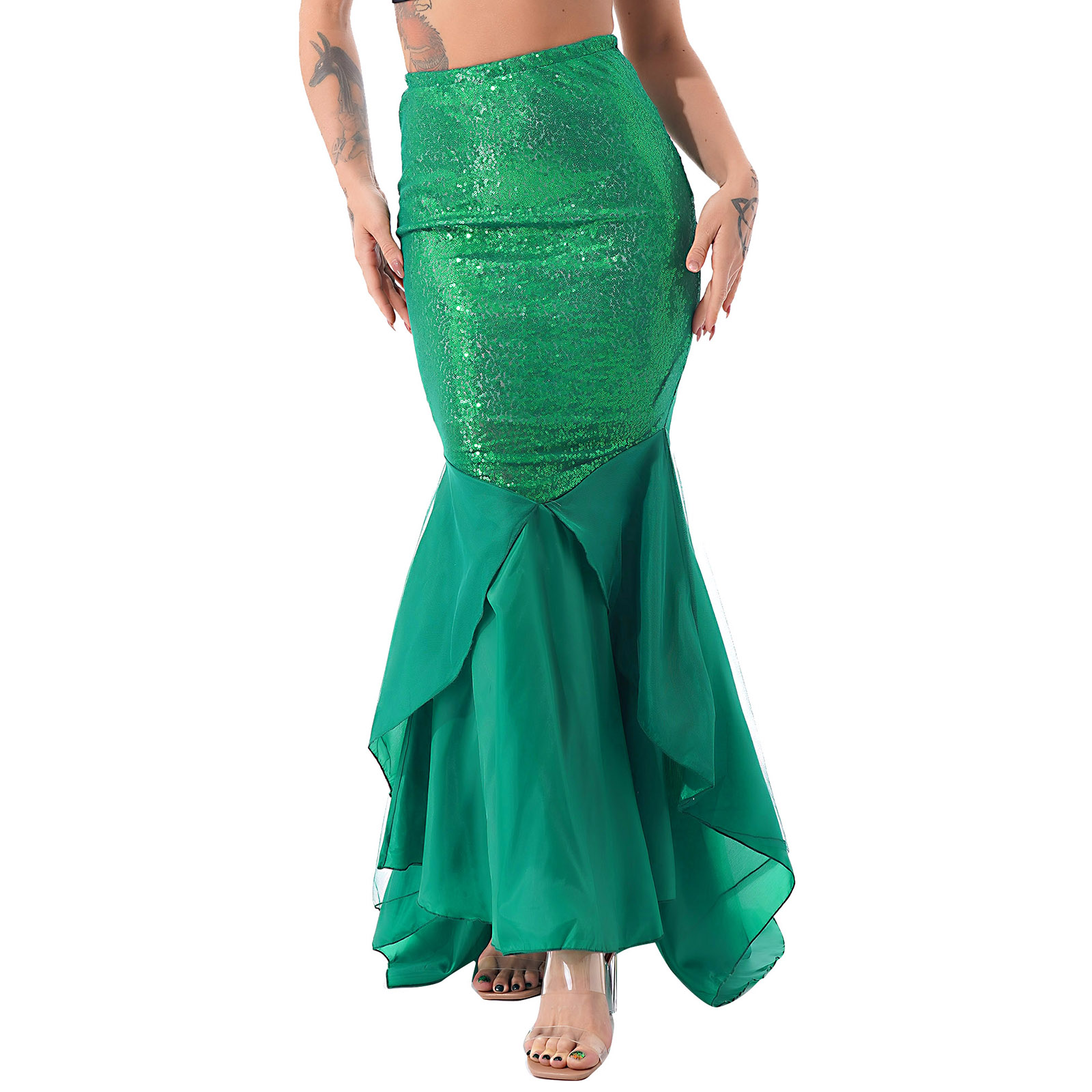 Sequined Women Female Mermaid  - Anime Cosplay Little Girl ulasan dan harga