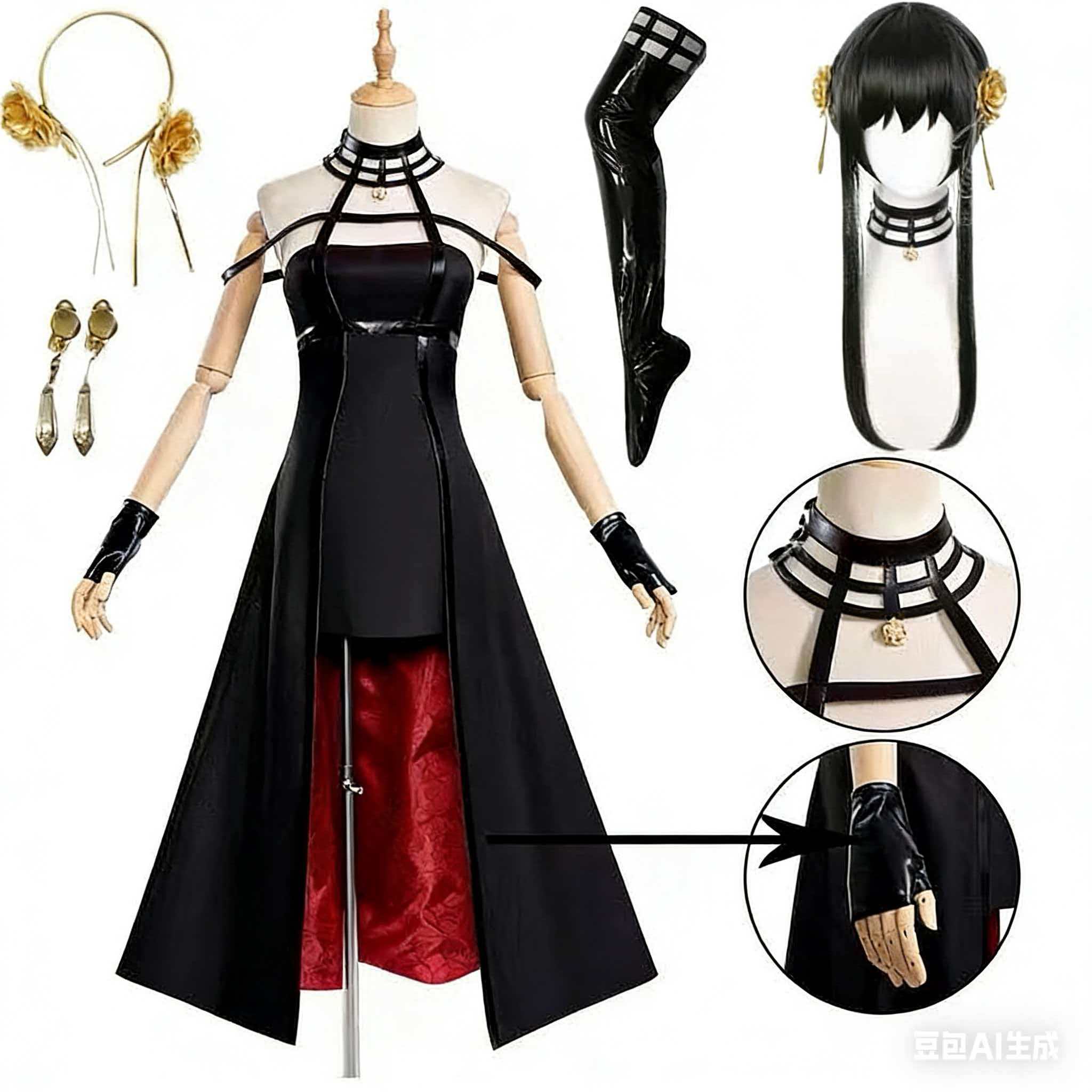 Yor Forger Cosplay Costume Hea - Anime Cosplay Yor ulasan dan harga