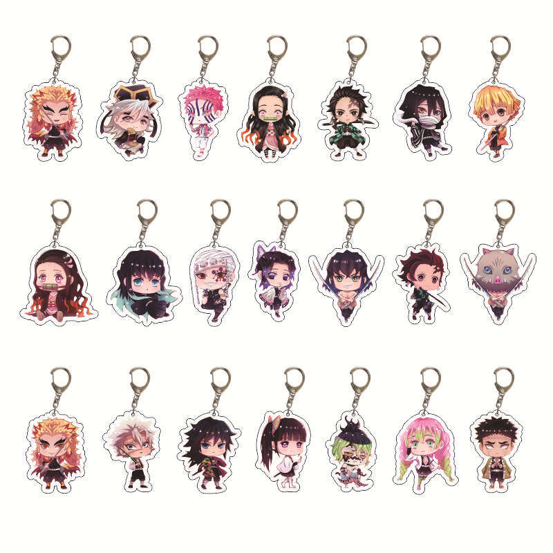 Demon Slayer Anime Acrylic Key - Anime Cosplay Nezuko ulasan dan harga