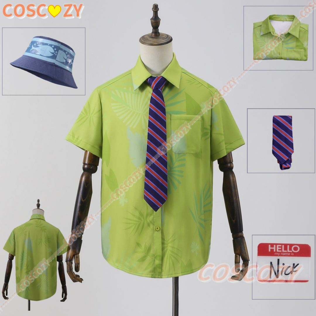 Cartoon Nick Wilde Cosplay Gre - Anime Cosplay Name ulasan dan harga