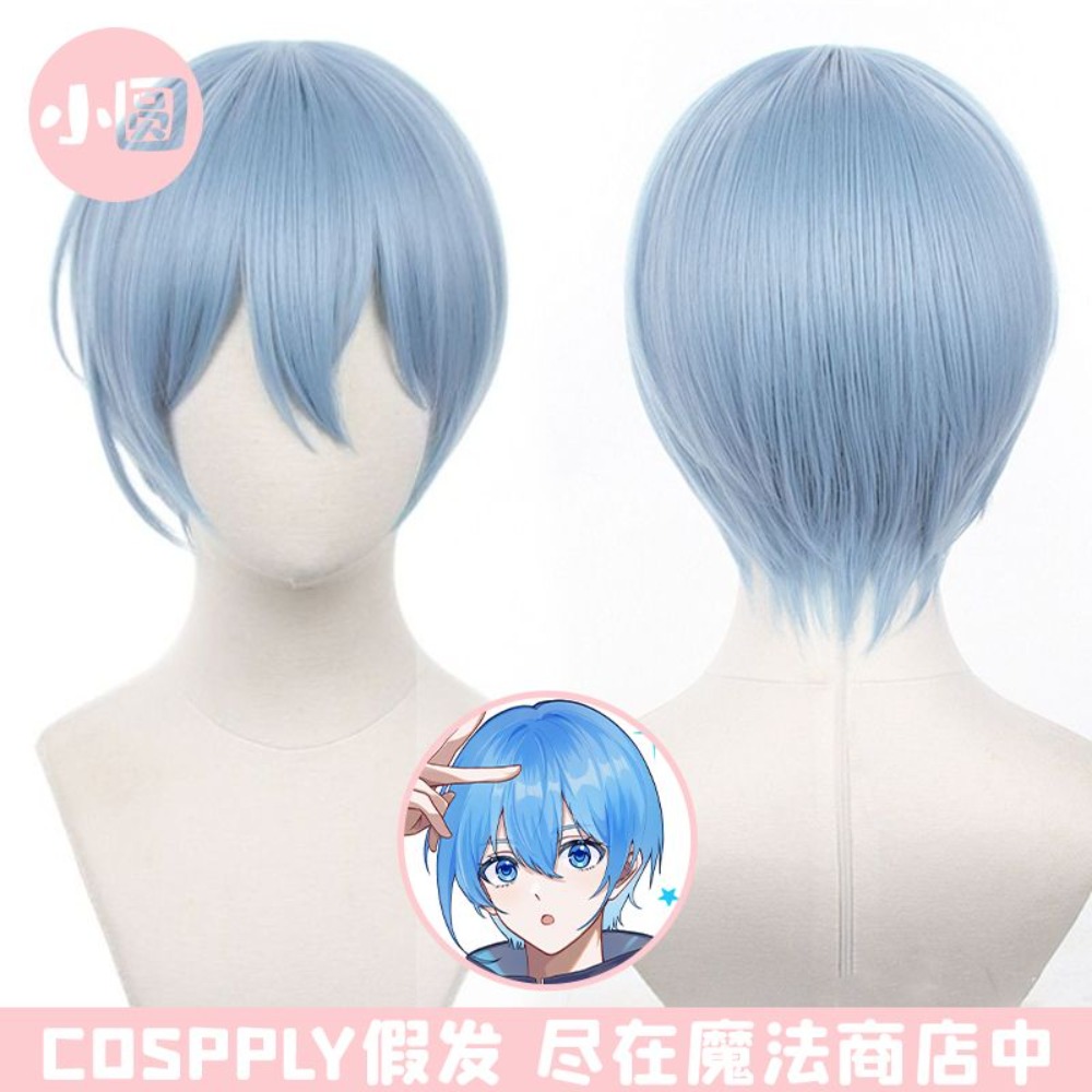 Anime Blue Lock Hiori Yo Cos W - Anime Cosplay Blue Hair ulasan dan harga