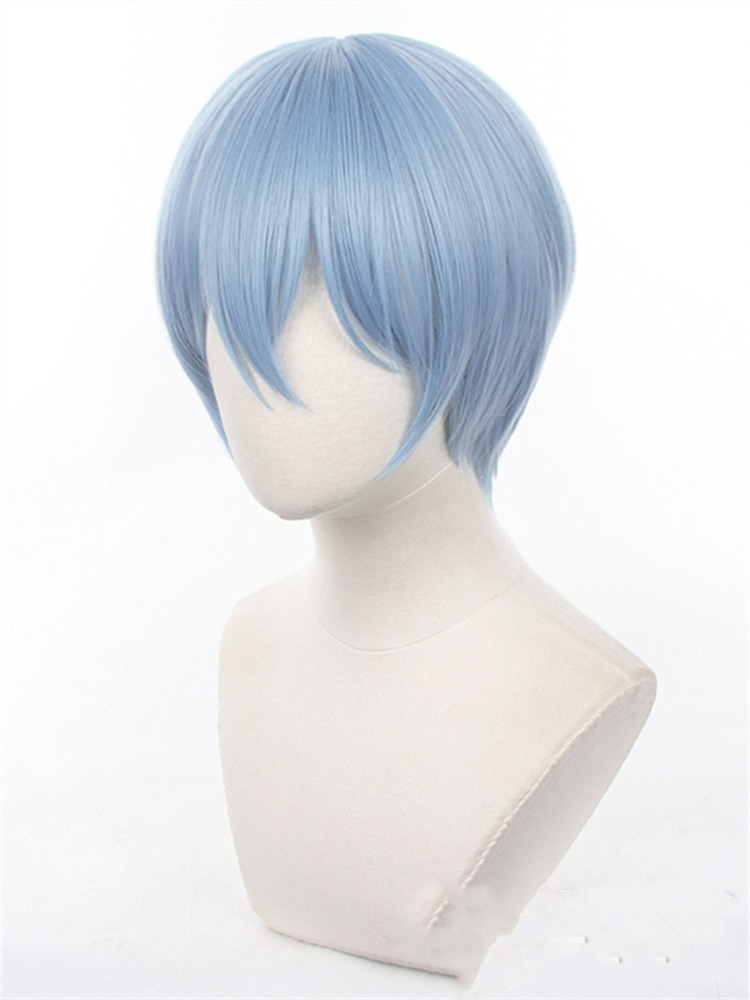 Anime Blue Lock Hiori Yo Cos W - Anime Cosplay Blue Hair ulasan dan harga