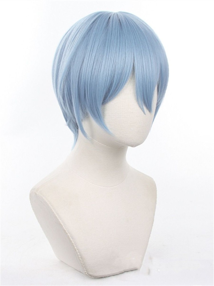 Anime Blue Lock Hiori Yo Cos W - Anime Cosplay Blue Hair ulasan dan harga