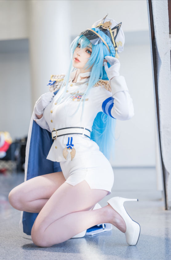 Anime Nikke Helm Helen Cosplay - Anime Cosplay Wig ulasan dan harga