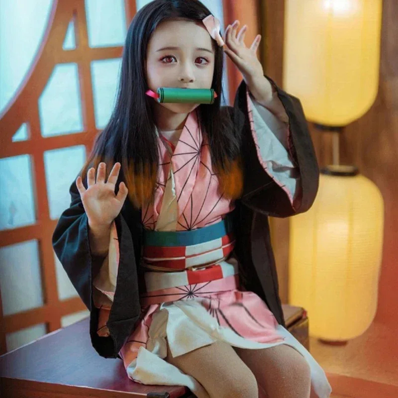 ❤️❤️❤️Anime Nezuko Cosplay Cos - Anime Cosplay Nezuko ulasan dan harga
