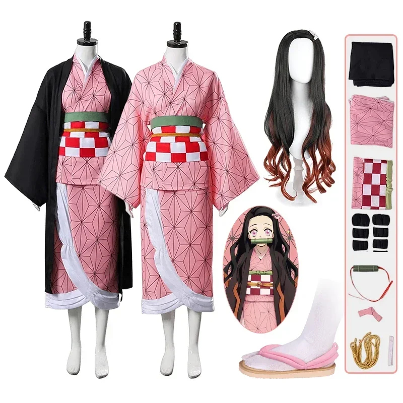 ❤️❤️❤️Anime Nezuko Cosplay Cos - Anime Cosplay Nezuko ulasan dan harga