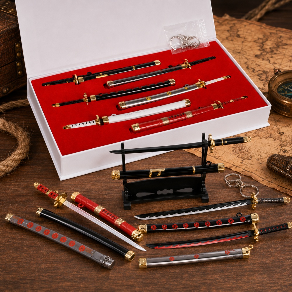 Anime One Piece Zoro Sword Key - Anime Cosplay Katana ulasan dan harga