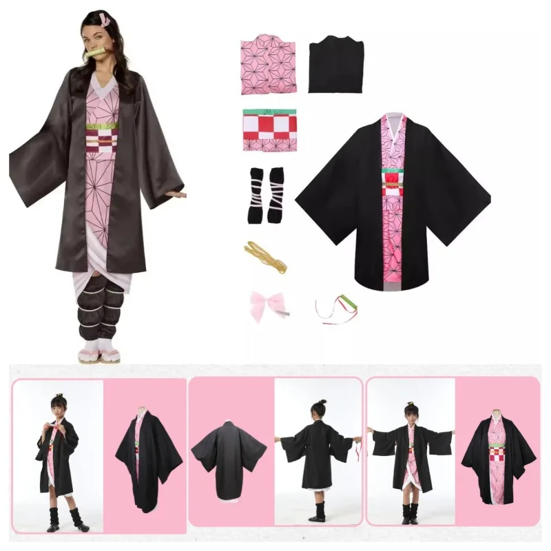 Halloween Anime Kamado Nezuko  - Anime Cosplay Nezuko ulasan dan harga