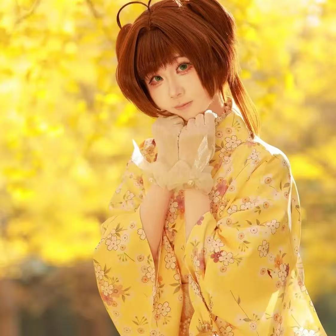 Cute Anime Kimono for Girls Ye - Asian Cosplay Anime ulasan dan harga