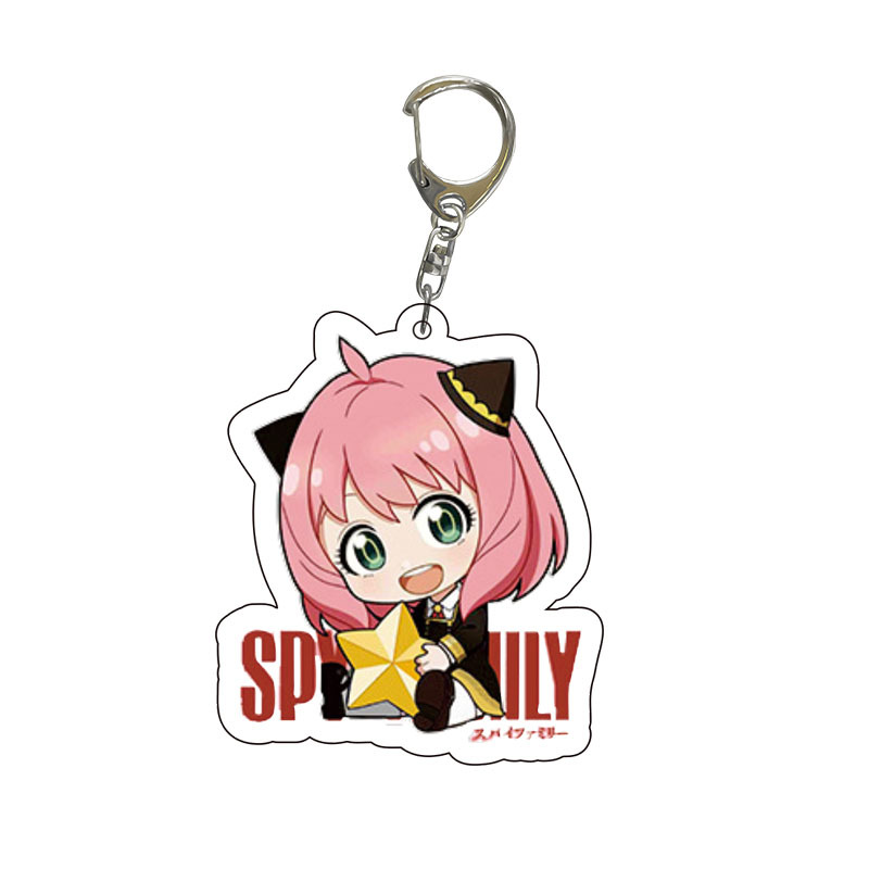 Spy x Family Acrylic Keychain  - Anime Cosplay Yor ulasan dan harga