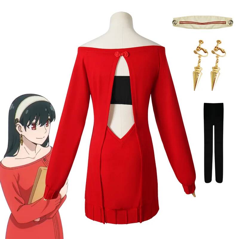 Anime FAMILY Cosplay Yor Forge - Anime Cosplay Yor ulasan dan harga