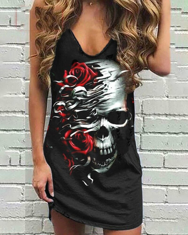Skull Scarf Sunglasses Print W - Anime Cosplay Simple ulasan dan harga