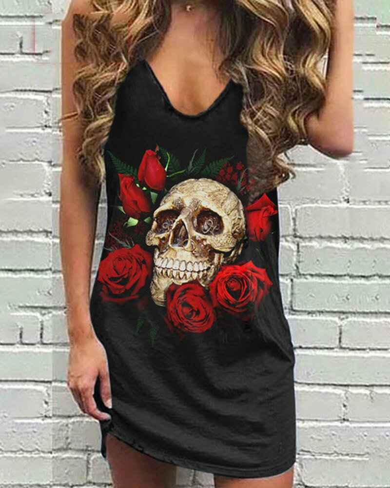 Skull Scarf Sunglasses Print W - Anime Cosplay Simple ulasan dan harga