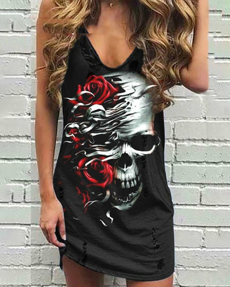 Skull Scarf Sunglasses Print W - Anime Cosplay Simple ulasan dan harga