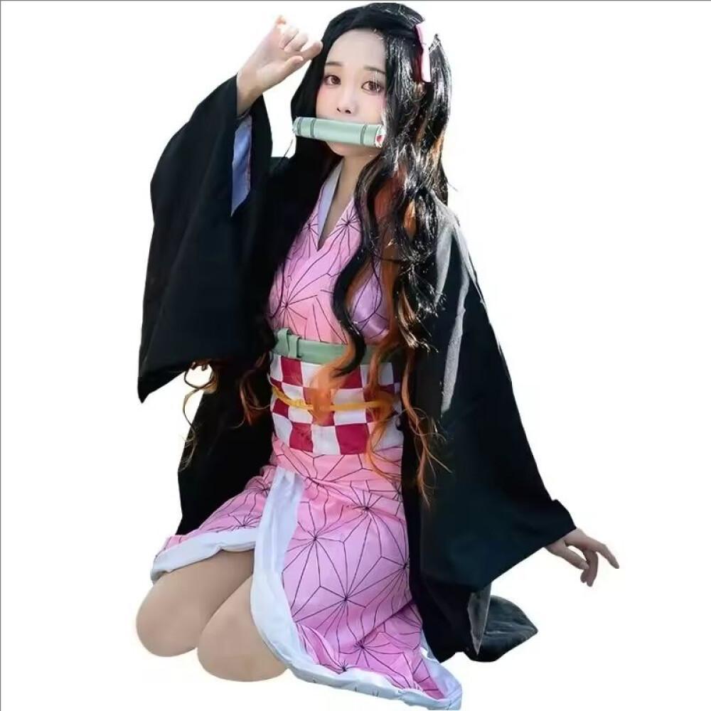Anime Demon Slayer Kimetsu No  - Anime Cosplay Nezuko ulasan dan harga