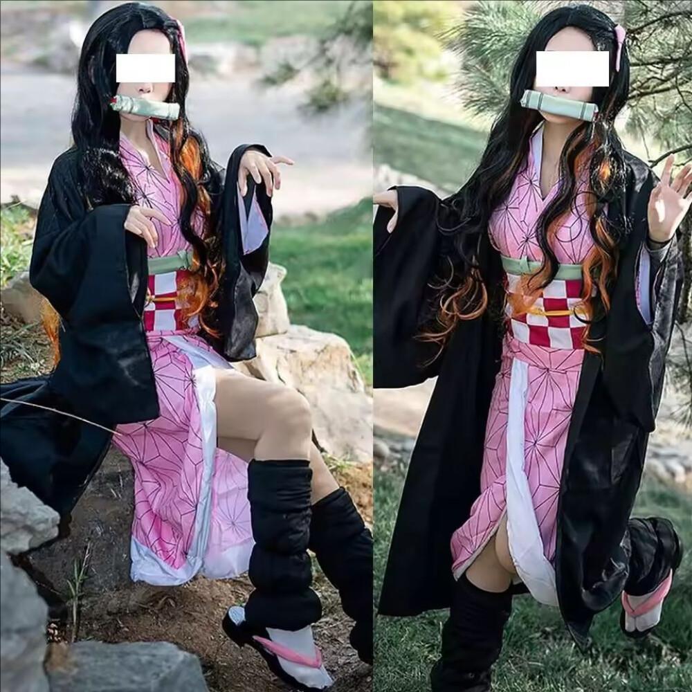 Anime Demon Slayer Kimetsu No  - Anime Cosplay Nezuko ulasan dan harga