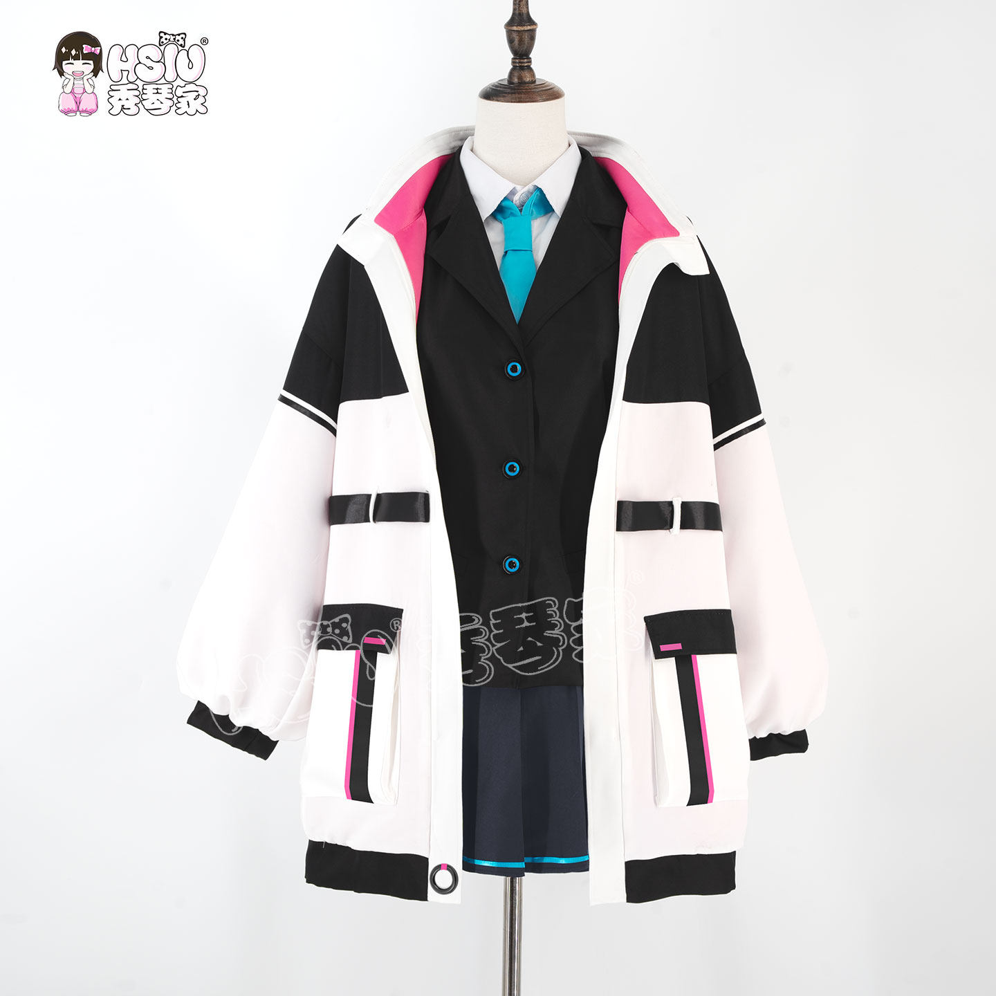 Blue Archive Kei Cosplay Costu - Anime Cosplay Blue Hair ulasan dan harga