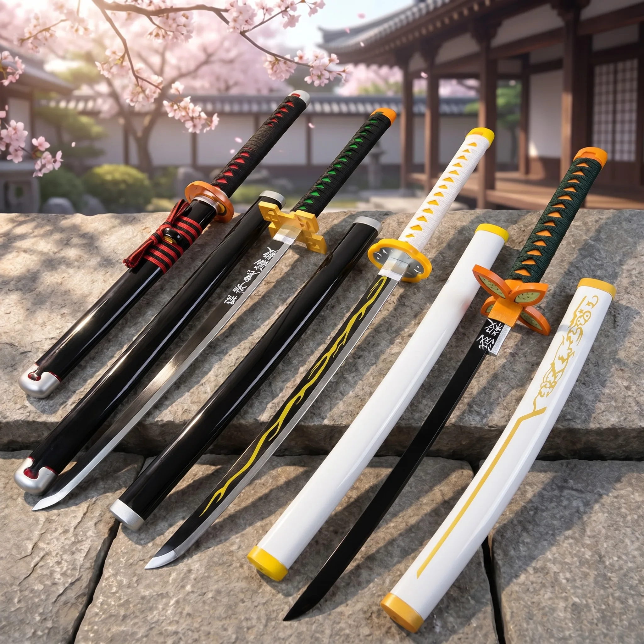 72 104cm Demon Slayer Katana T - Anime Cosplay Katana ulasan dan harga