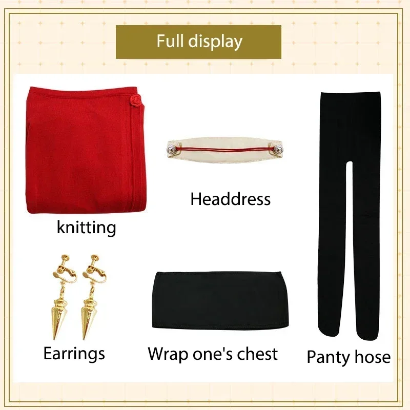 Yor Forger Cosplay Long Red Kn - Anime Cosplay Yor ulasan dan harga