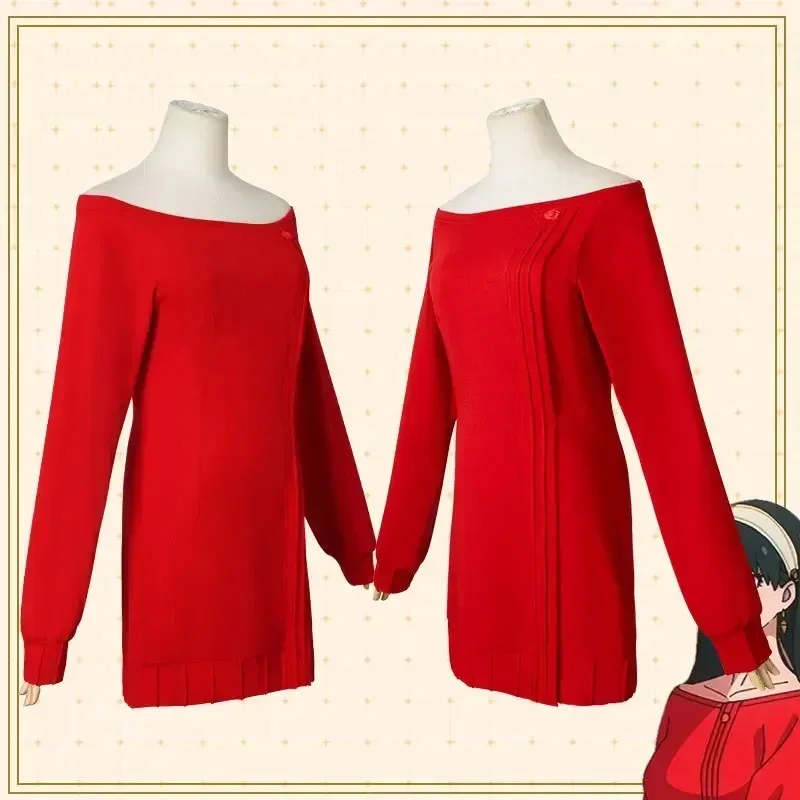 Yor Forger Cosplay Long Red Kn - Anime Cosplay Yor ulasan dan harga