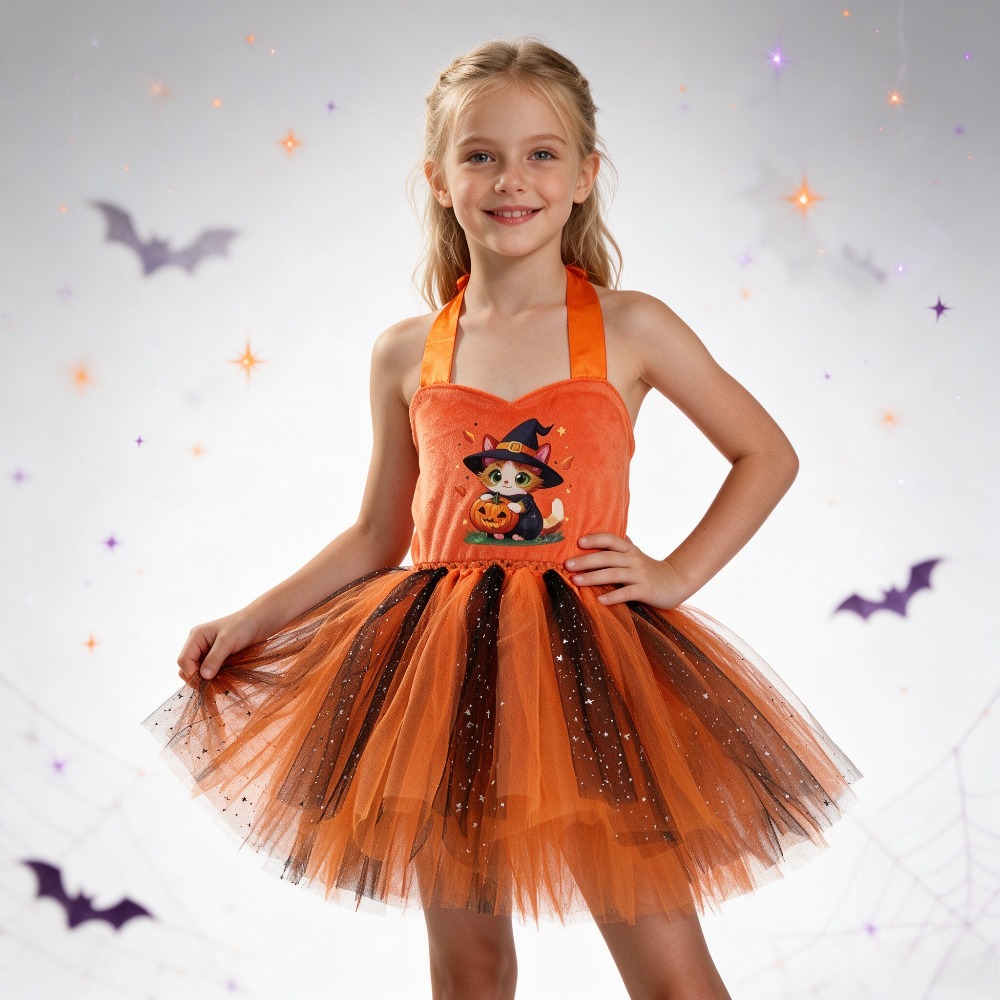 cute Cat Pumpkin Animal Mesh T - Anime Cosplay Simple ulasan dan harga
