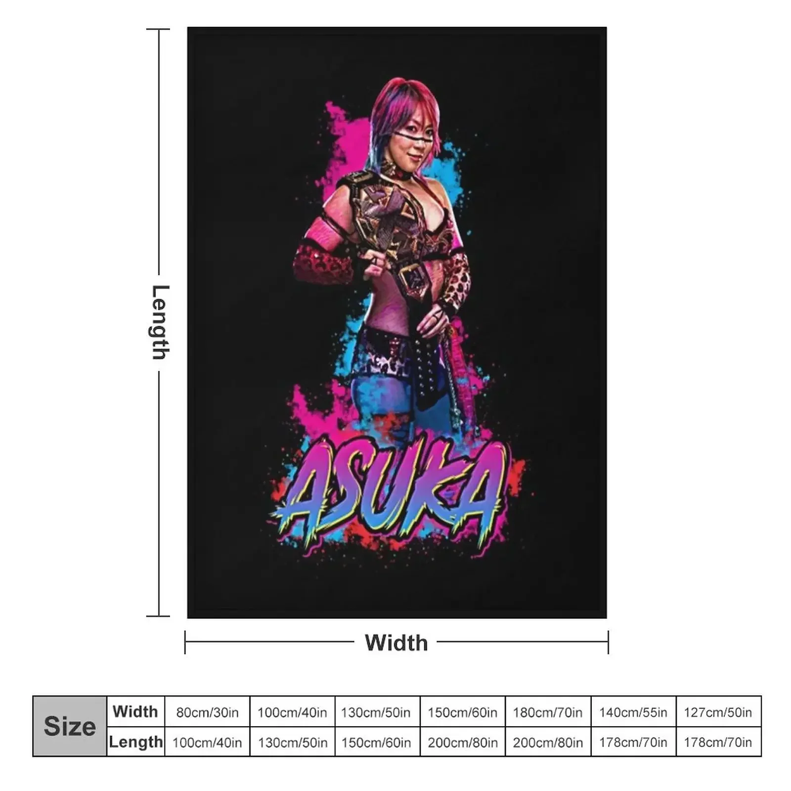 Asuka Asian Wrestler Throw Bla - Asian Cosplay Anime ulasan dan harga