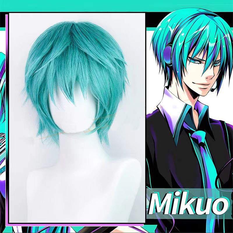 Mikuo Cosplay Wig Anime Miku B - Anime Cosplay Blue Hair ulasan dan harga