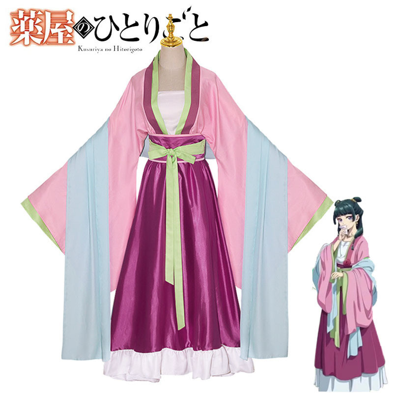 Maomao Cosplay Costume Wig Ani - Anime Cosplay Yor ulasan dan harga