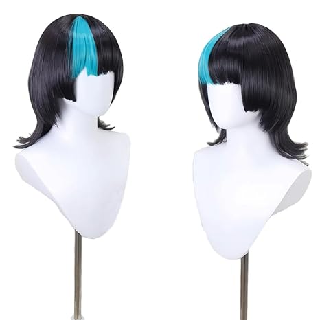 Anime Kirara Hoshi Wig Blue an - Anime Cosplay Blue Hair ulasan dan harga