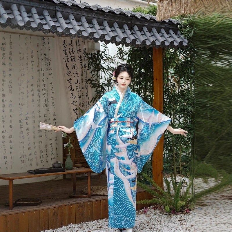 Japanese Kimono Cosplay Costum - Asian Cosplay Anime ulasan dan harga