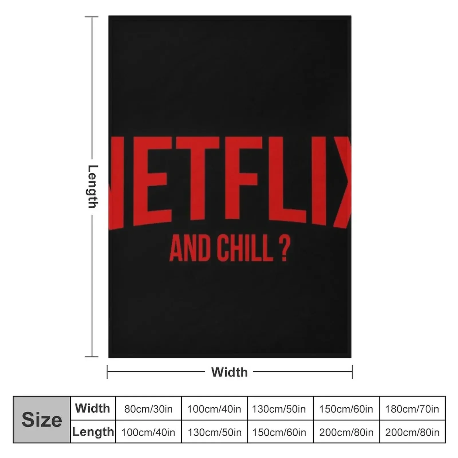 Netflix and chill Throw Blanke - Anime Cosplay Netflix ulasan dan harga