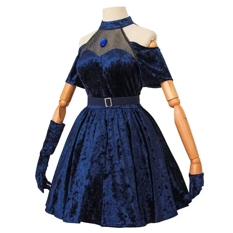 2026 Mizi Cosplay Costume Anim - Anime Cosplay Blue Hair ulasan dan harga