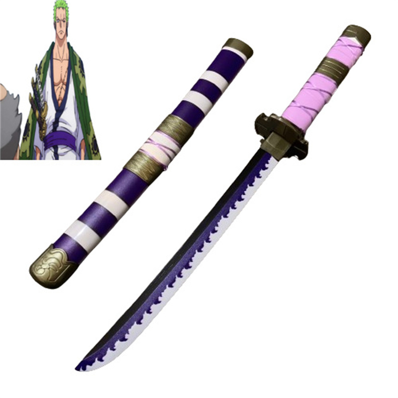 Roronoa Zoro Demon Sandai Kite - Anime Cosplay Katana ulasan dan harga