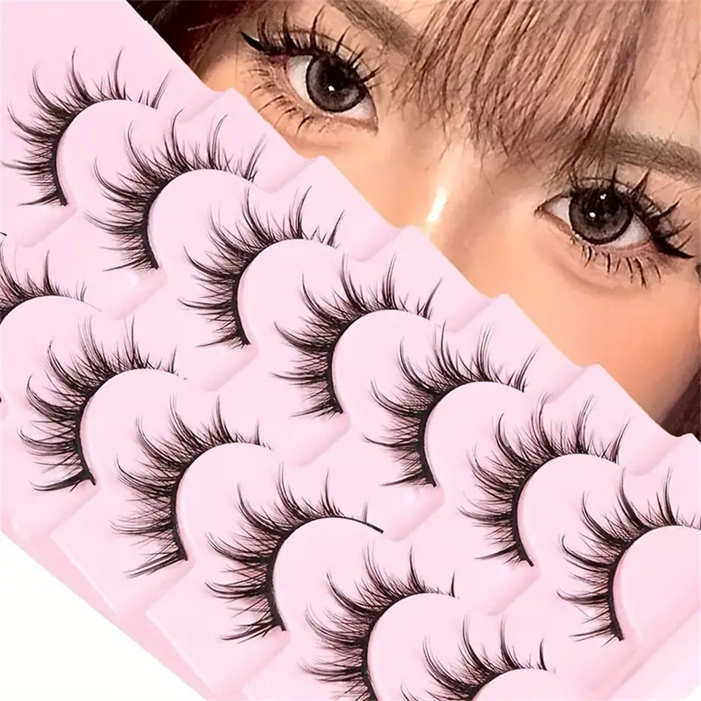 Natural Look False Eyelashes A - Asian Cosplay Anime ulasan dan harga