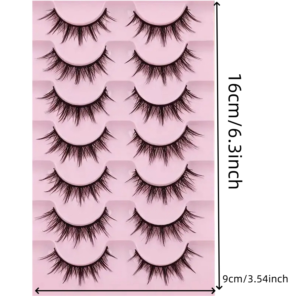 Natural Look False Eyelashes A - Asian Cosplay Anime ulasan dan harga