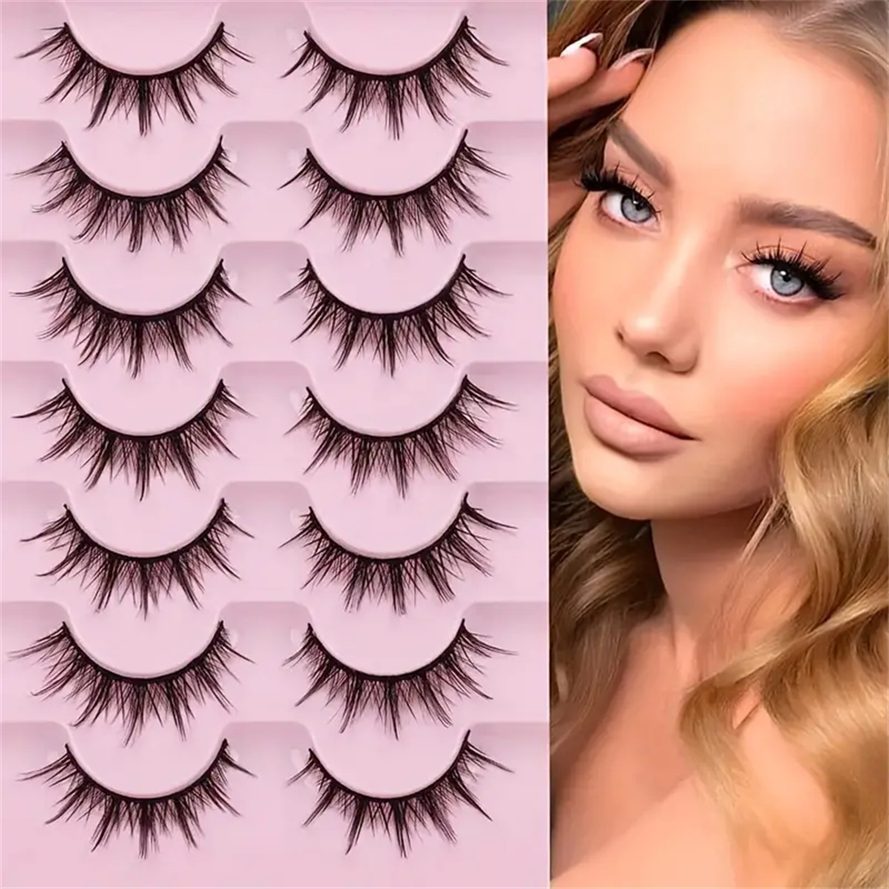 Natural Look False Eyelashes A - Asian Cosplay Anime ulasan dan harga