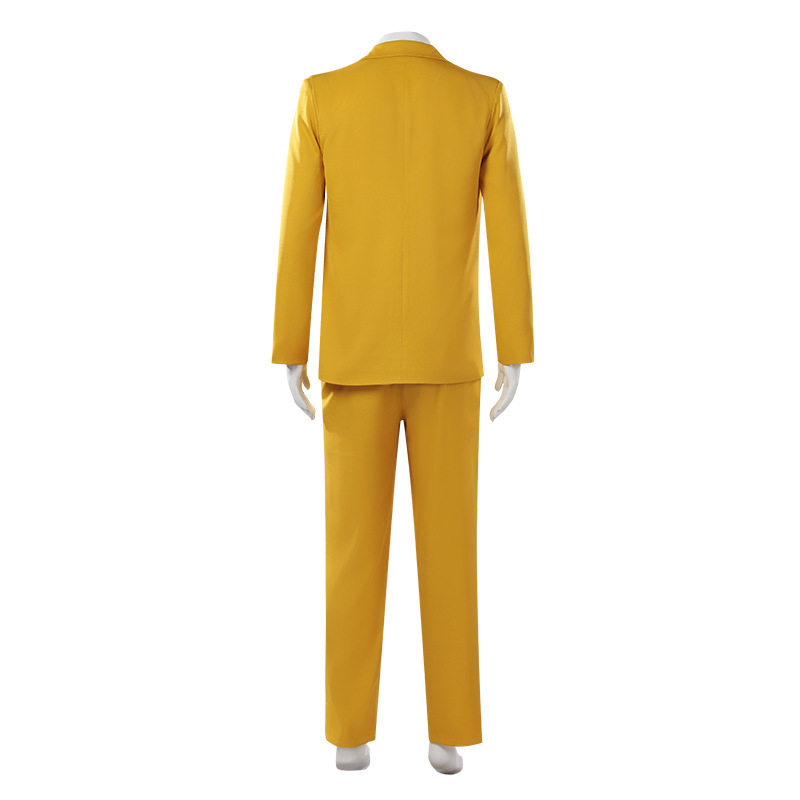Men Horror Theme Yellow Suit S - Anime Cosplay Name ulasan dan harga